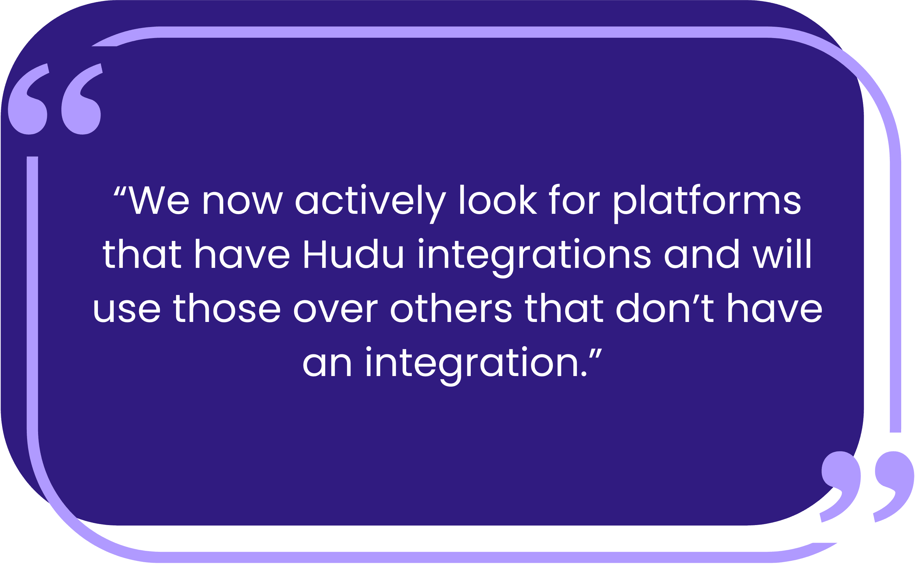 Soaring Towers discussing how Hudu integrations support their MSP software ecosystem.