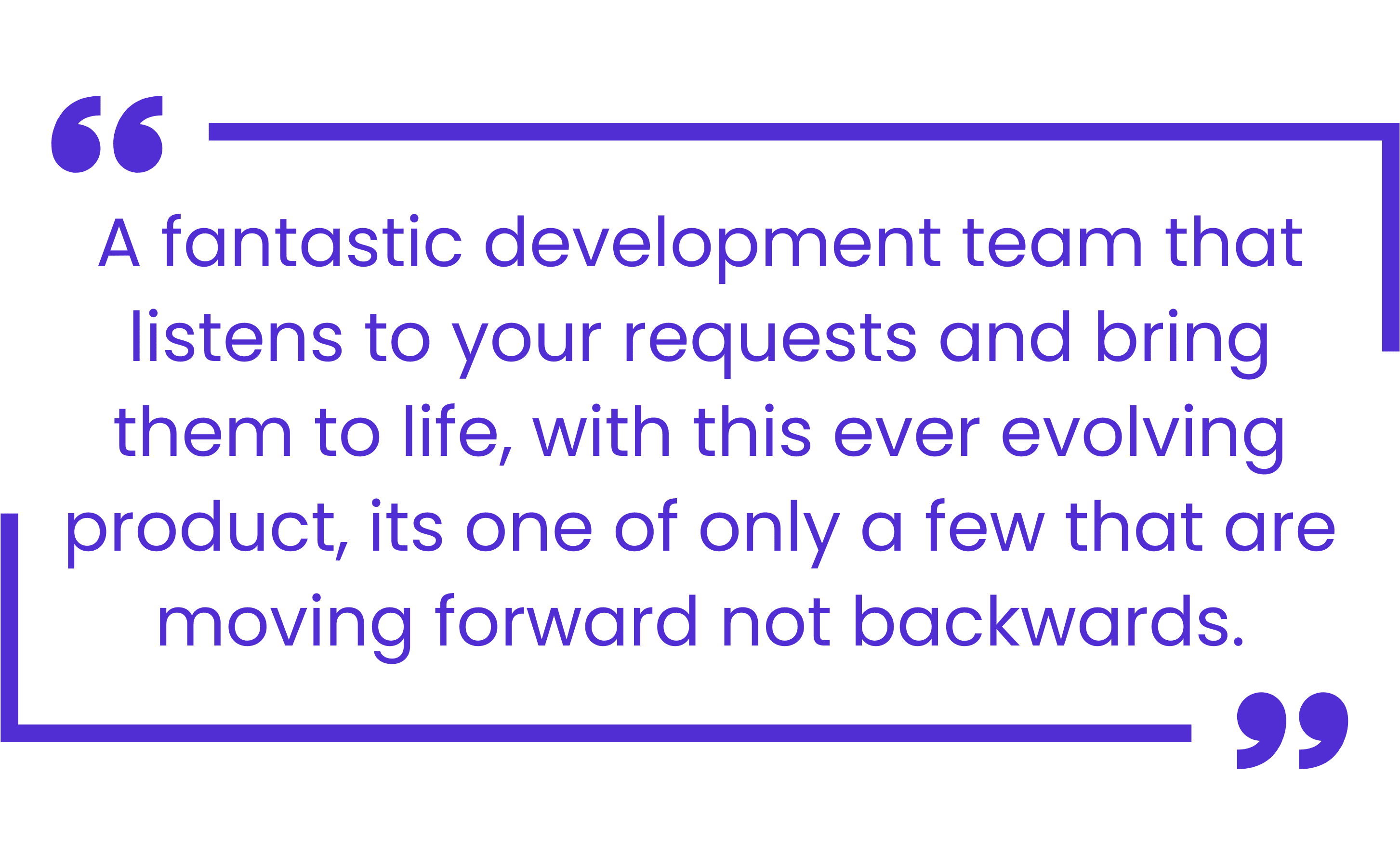 Quote from Kieran Percival praising Hudu’s continuous product improvements and evolving MSP software.