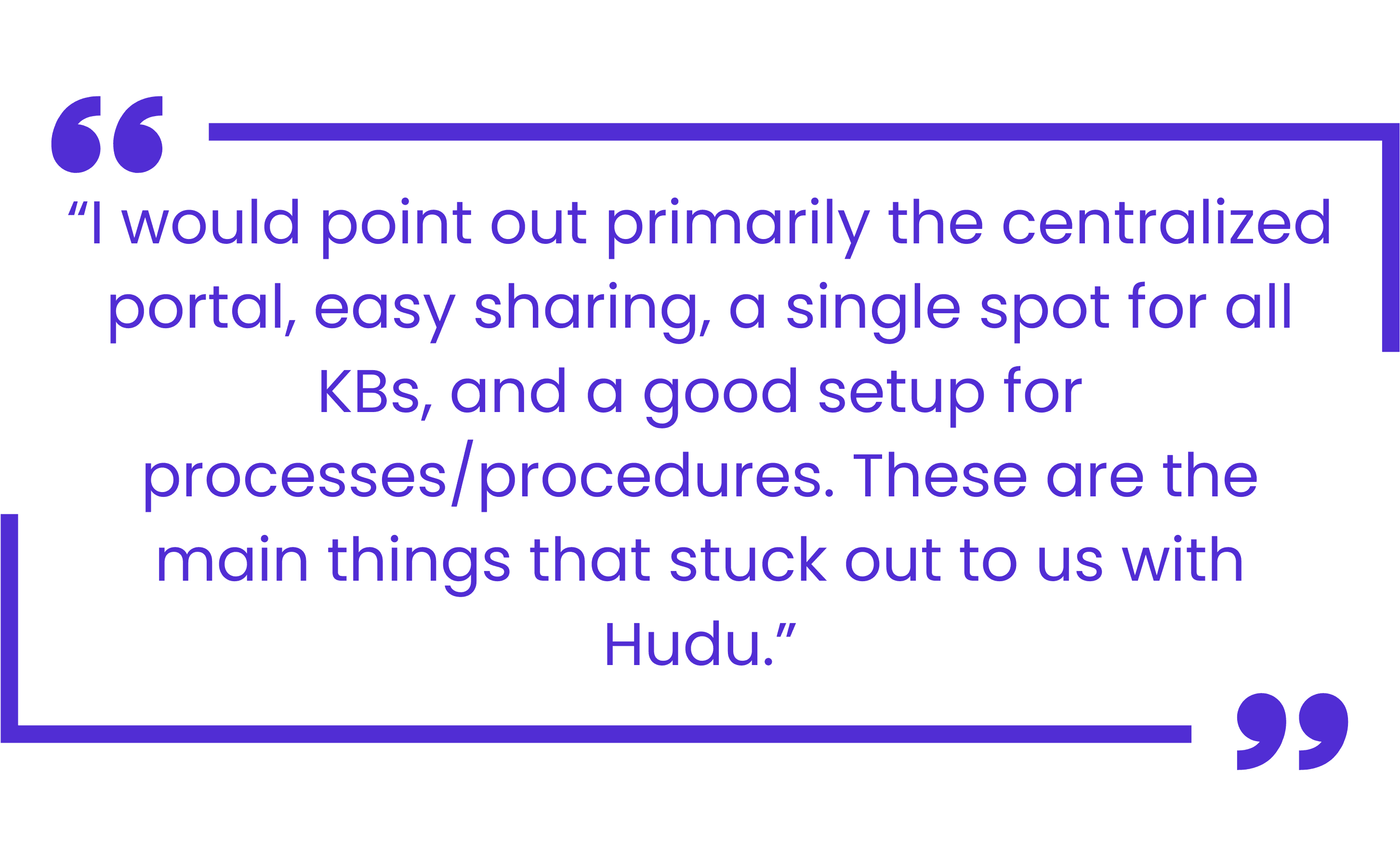 WTNB quoteSean Frost highlighting how structured procedures and consistent formatting improved documentation quality.