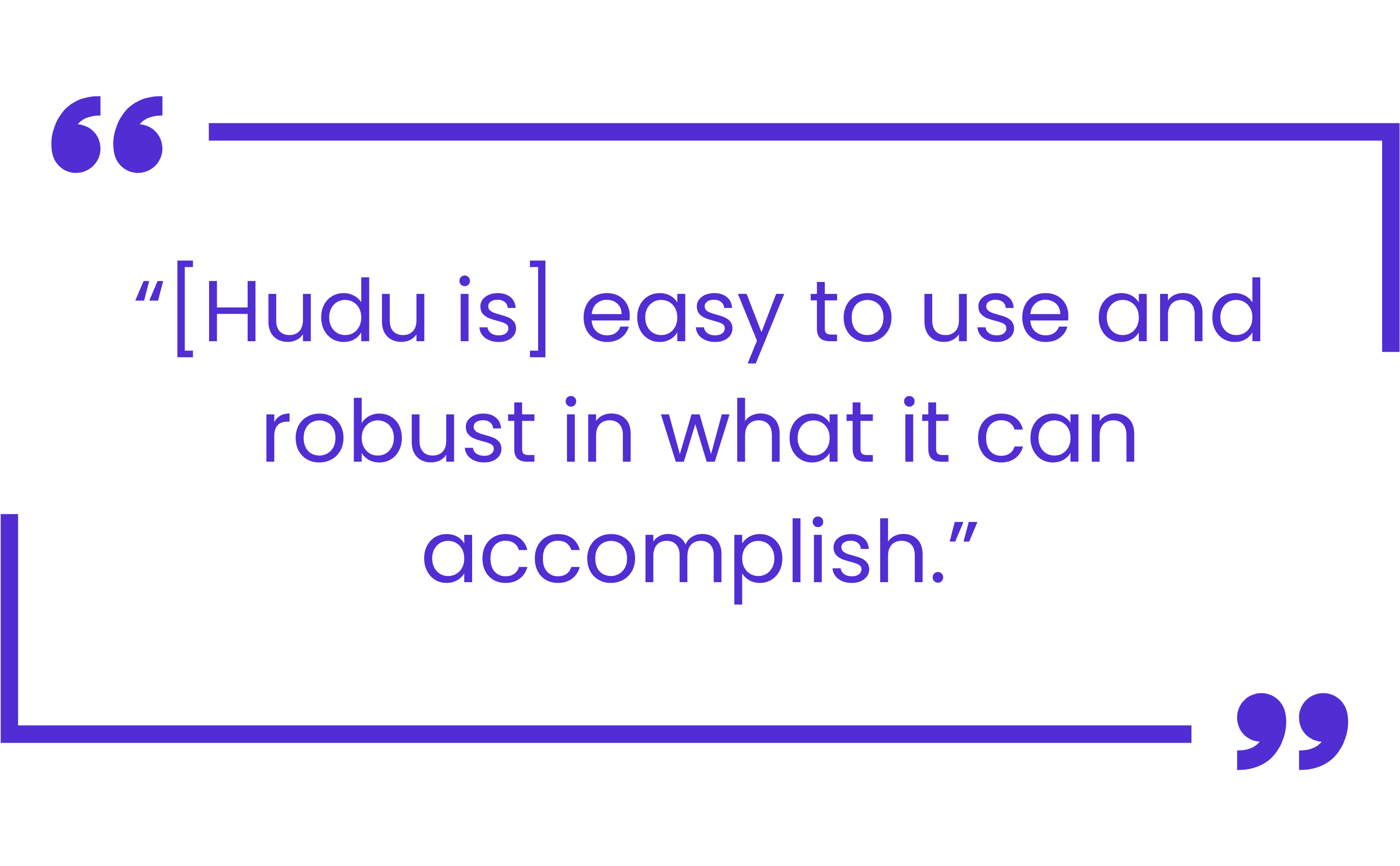 CEO of Network Zoo highlighting Hudu’s depth of features and structured documentation capabilities.